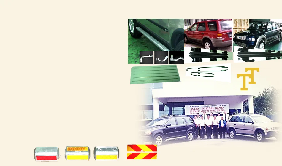 Automotive side steps and contract manufacturing parts