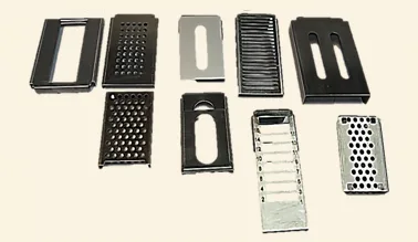Aluminium or stainless steel end cover